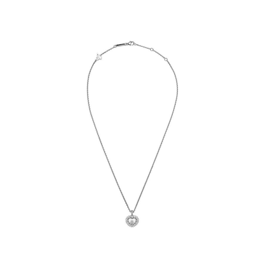 Collier Chopard Happy Diamonds En Or Blanc Et Diamants | Chopard Wholesale