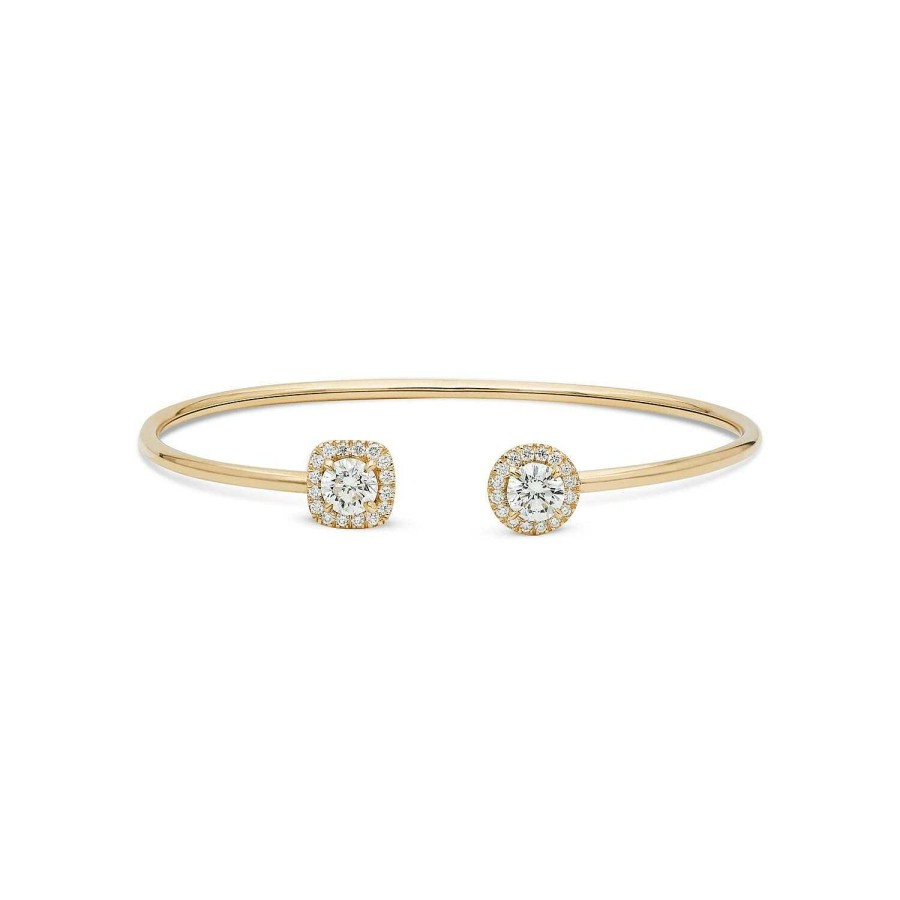 Bracelet Diamants Entourage Diamants En Or Rose | Dubail New