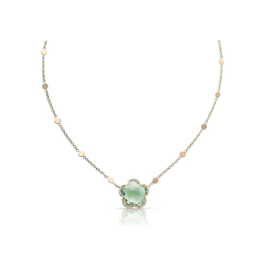 Collier Pasquale Bruni Bon Ton En Or Rose, Prasiolite Et Diamants | Pasquale Bruni Hot