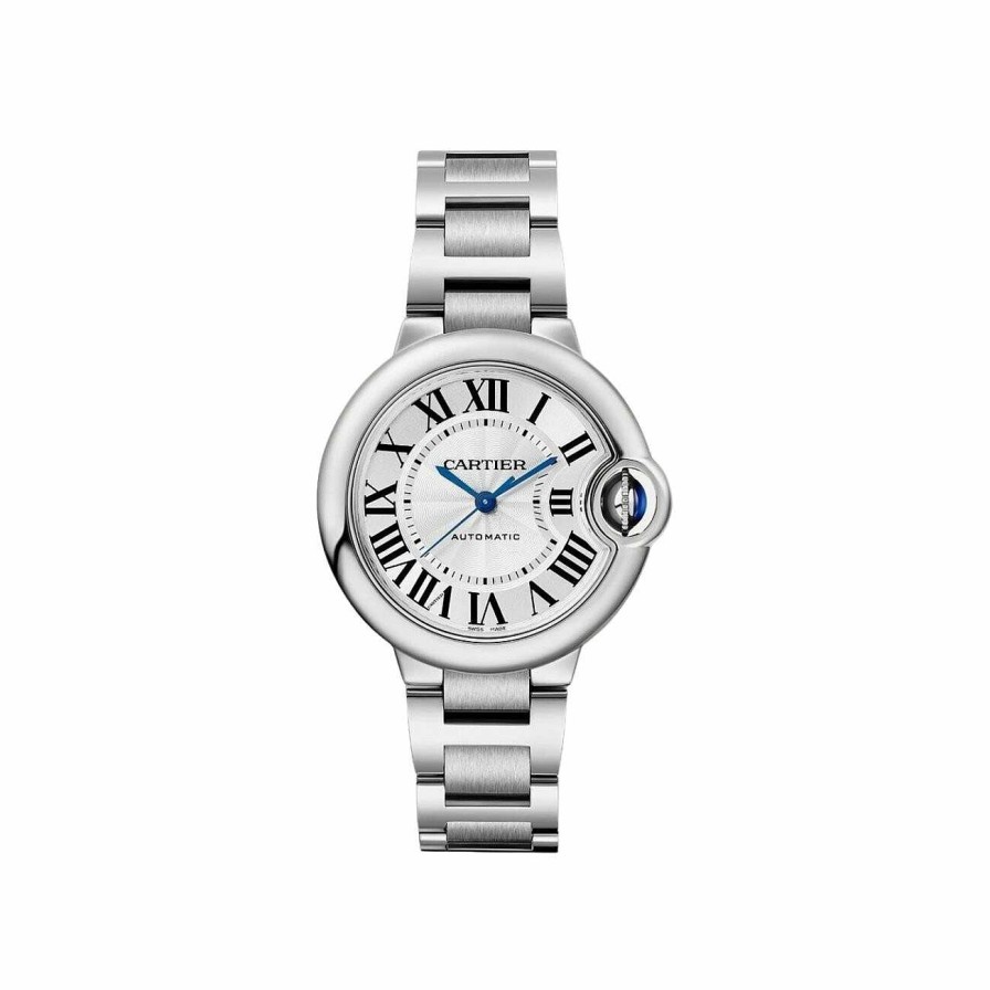 Montre Ballon Bleu De Cartier 33 Mm, Mouvement M Canique Automatique, Acier | Cartier Wholesale