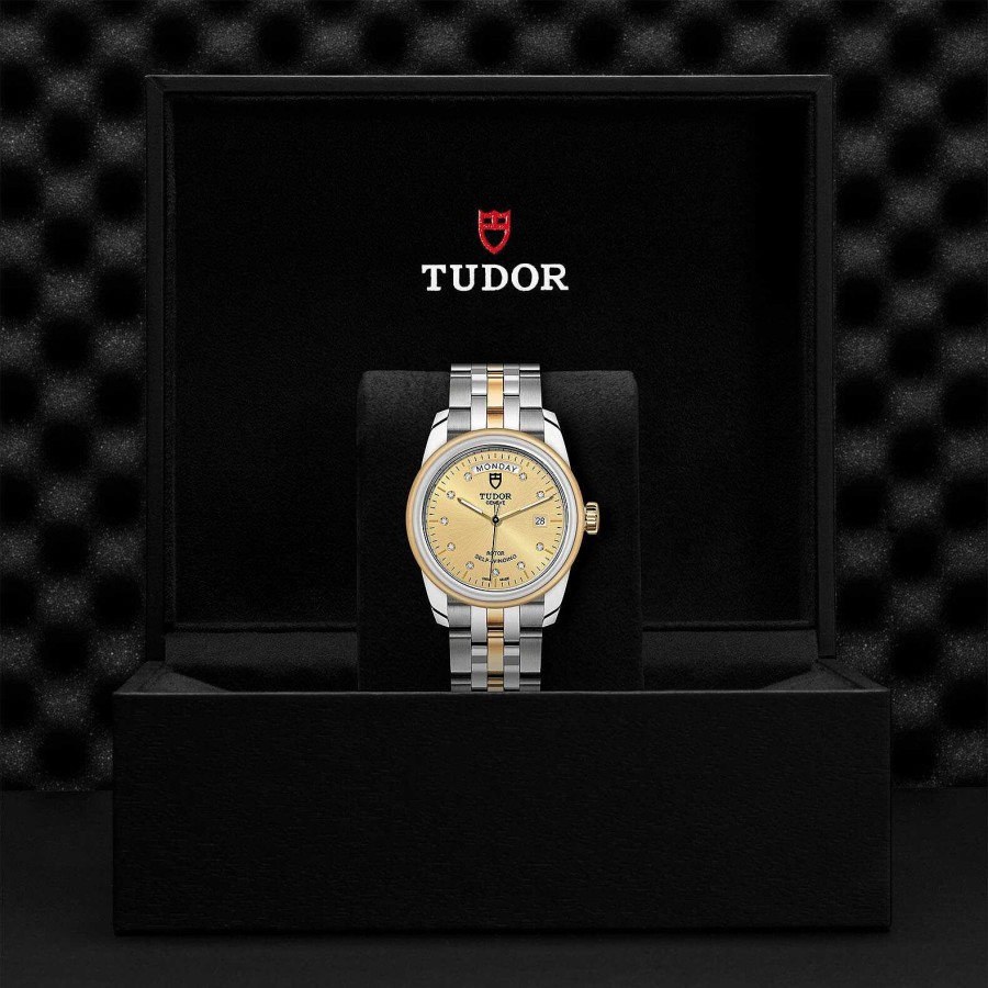 Montre Tudor Glamour Date+Day Bo Tier En Acier 39 Mm, Cadran Serti De Diamants | TUDOR Best