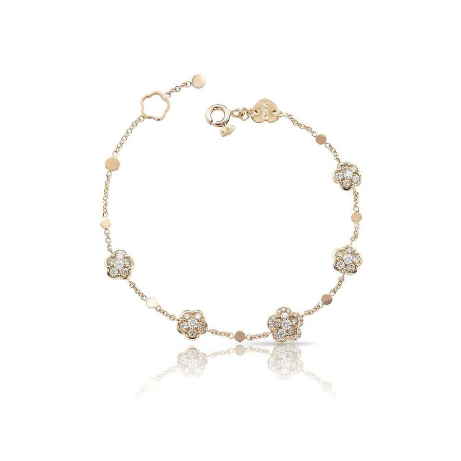 Bracelet Pasquale Bruni Figlia Dei Fiori En Or Rose, Diamants Et Diamants Bruns | Pasquale Bruni Clearance