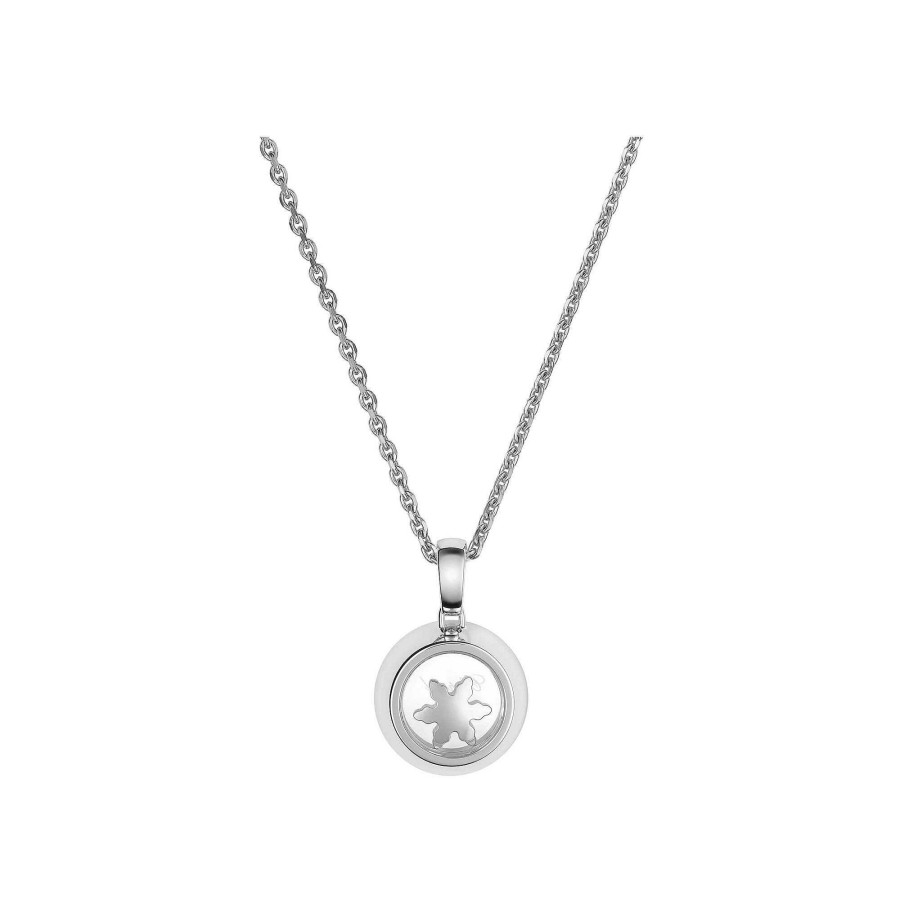 Collier Chopard Happy Diamonds En Or Blanc Et Diamants | Chopard New