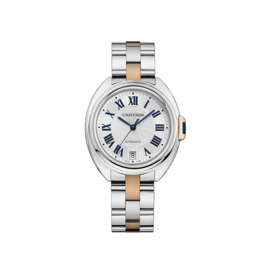 Montre Cl De Cartier, 35Mm, Or Rose, Acier | Cartier Clearance