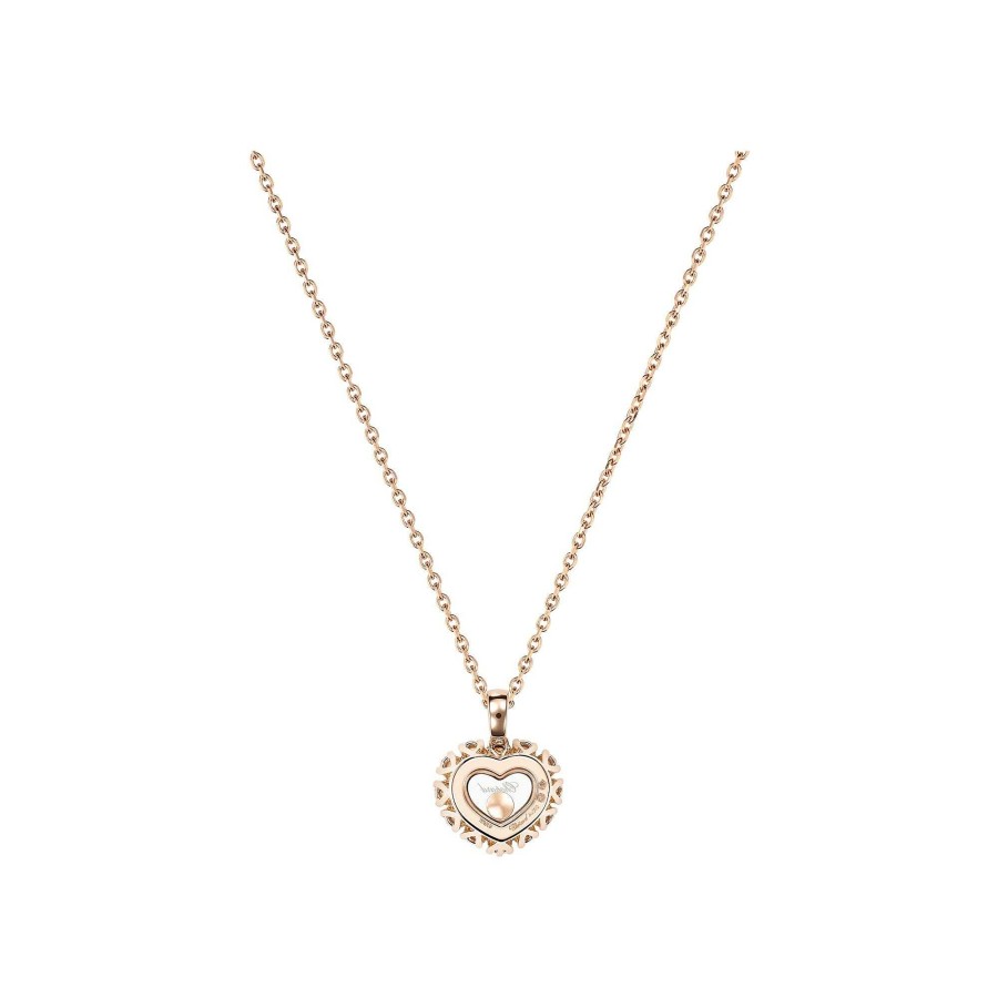 Collier Chopard Happy Diamonds En Or Rose Et Diamants | Chopard Hot