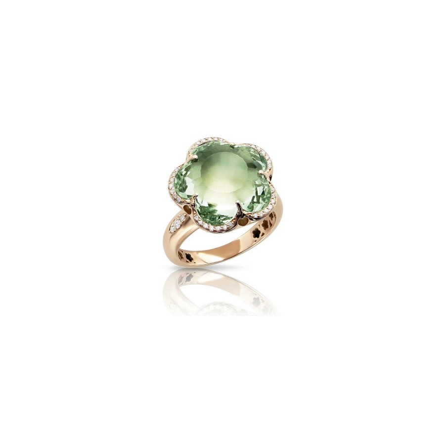 Bague Pasquale Bruni Bon Ton En Or Rose, Prasiolite Et Diamants | Pasquale Bruni Hot