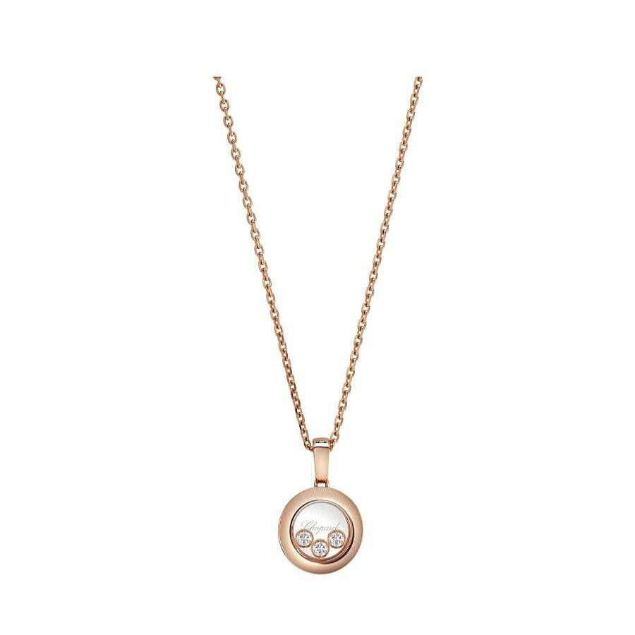 Pendentif Chopard Happy Diamonds En Or Rose Et Diamants | Chopard Clearance