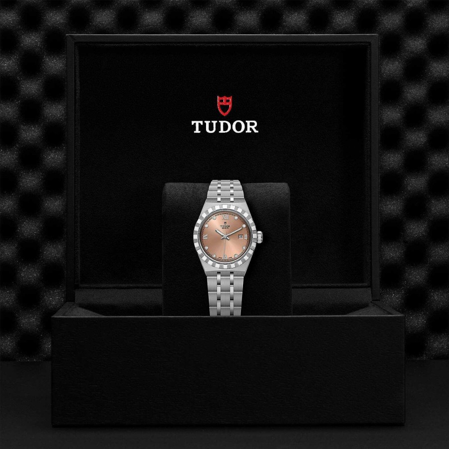 Montre Tudor Royal Bo Tier En Acier, 28 Mm, Cadran Serti De Diamants | TUDOR Hot