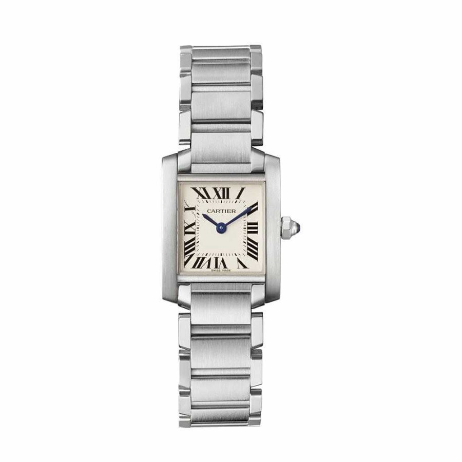 Montre Tank Fran Aise Petit Mod Le, Mouvement Quartz, Acier | Cartier Clearance