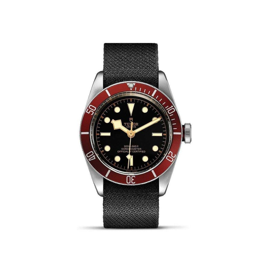 Montre Tudor Black Bay Bo Tier En Acier 41 Mm, Bracelet En Tissu Noir | TUDOR New