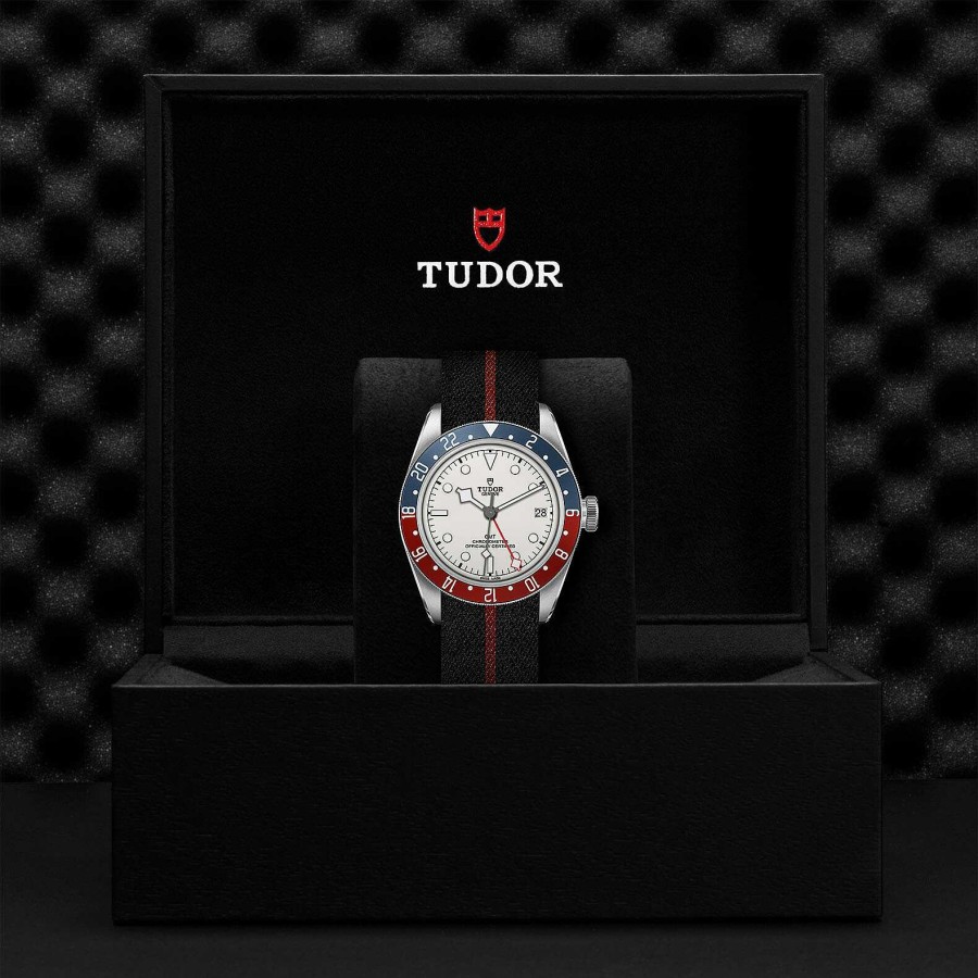 Montre Tudor Black Bay Gmt Bo Tier En Acier, 41 Mm, Bracelet En Tissu | TUDOR Hot