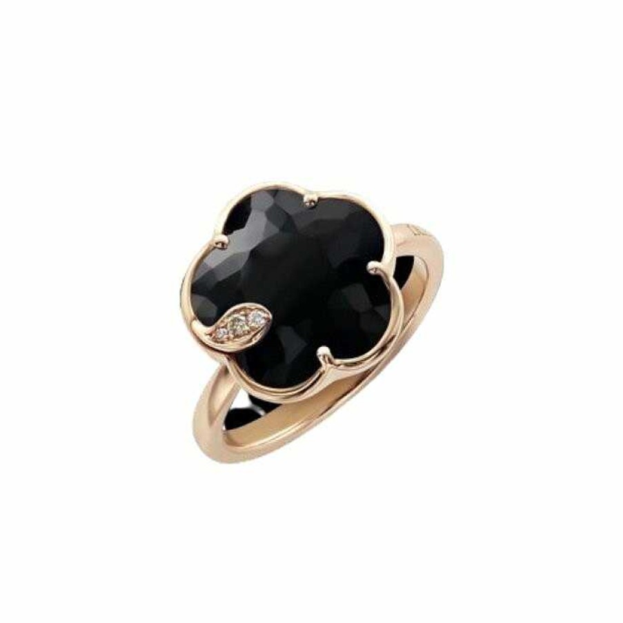 Bague Pasquale Bruni Petit Joli' En Or Rose, Onyx Et Diamants Blancs | Pasquale Bruni Best