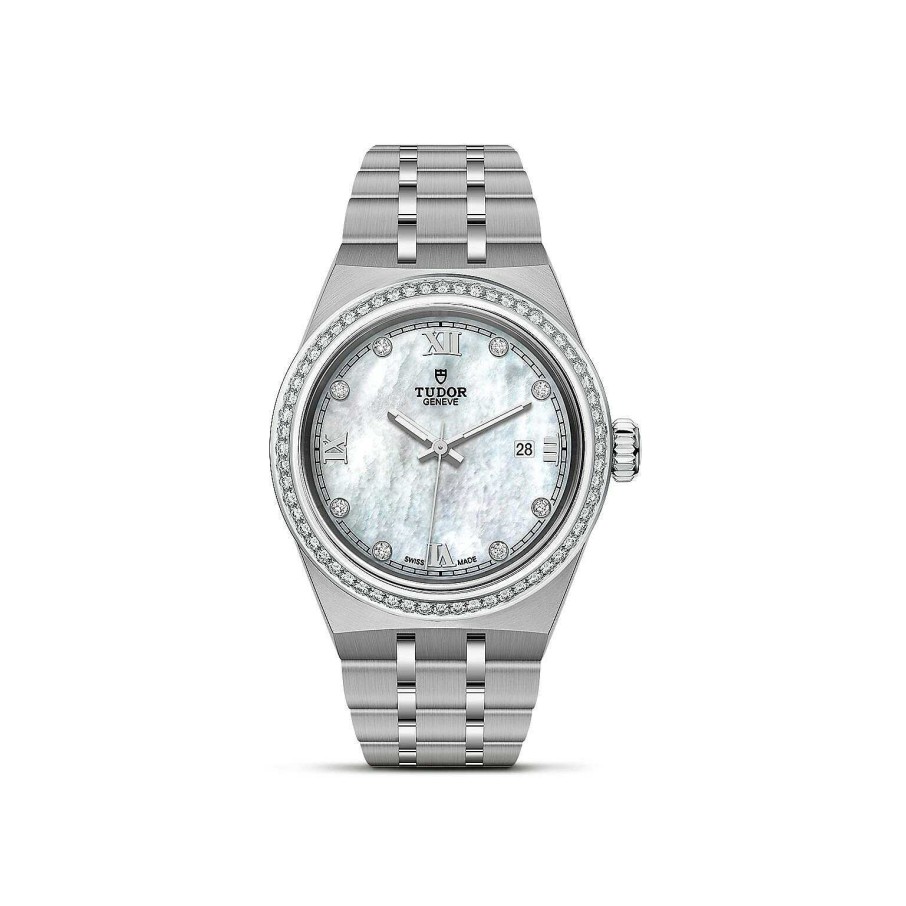 Montre Tudor Royal Bo Tier En Acier 28 Mm, Cadran Serti De Diamants | TUDOR Hot