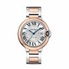 Montre Ballon Bleu De Cartier 42 Mm, Mouvement M Canique Automatique, Or Rose, Acier | Cartier Hot