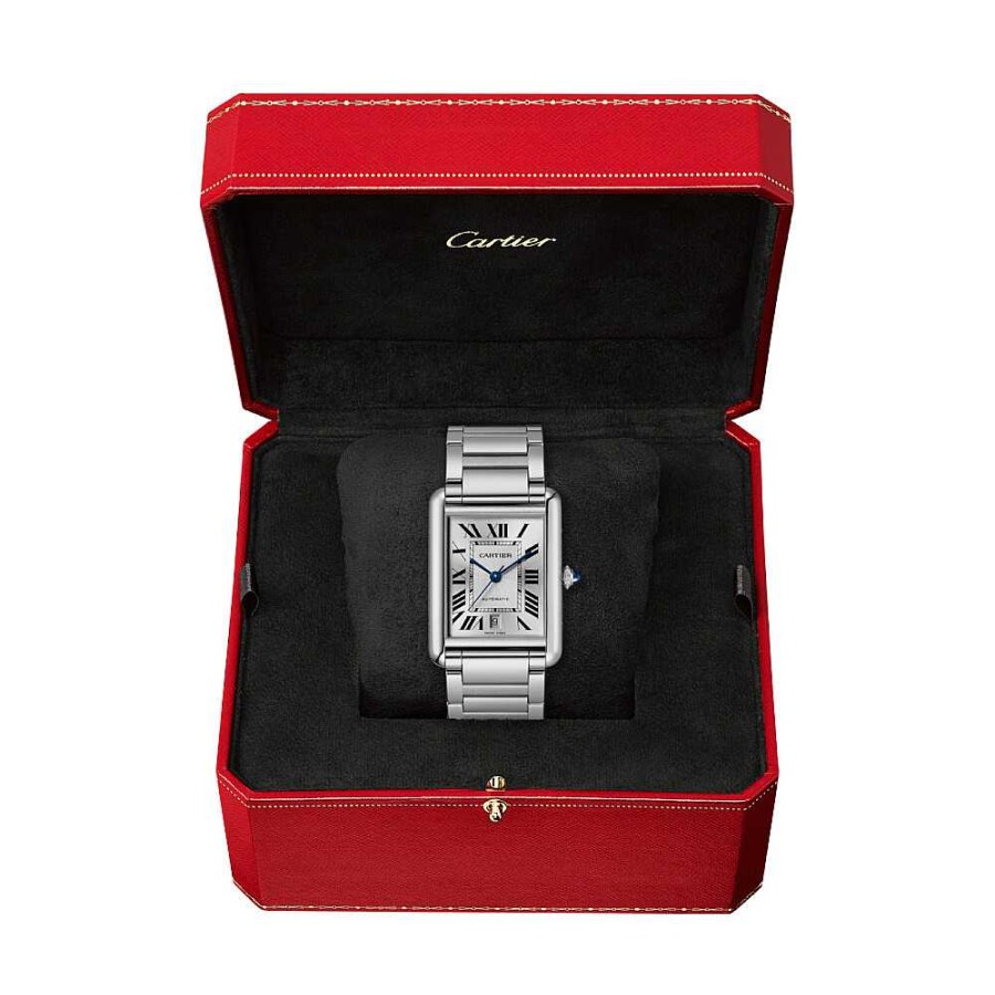 Montre Tank Must Mod Le Extra-Large, Mouvement Automatique, Acier | Cartier Wholesale