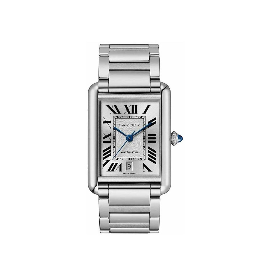 Montre Tank Must Mod Le Extra-Large, Mouvement Automatique, Acier | Cartier Wholesale