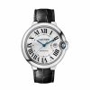 Montre Ballon Bleu De Cartier 42 Mm, Acier, Cuir | Cartier New