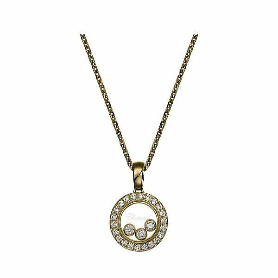 Pendentif Chopard Happy Diamonds Icons En Or Jaune Et Diamants | Chopard Wholesale