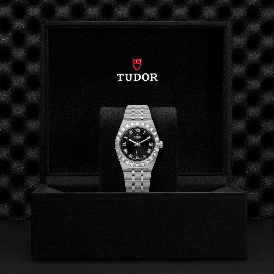 Montre Tudor Royal Bo Tier En Acier 34 Mm, Cadran Noir | TUDOR Hot