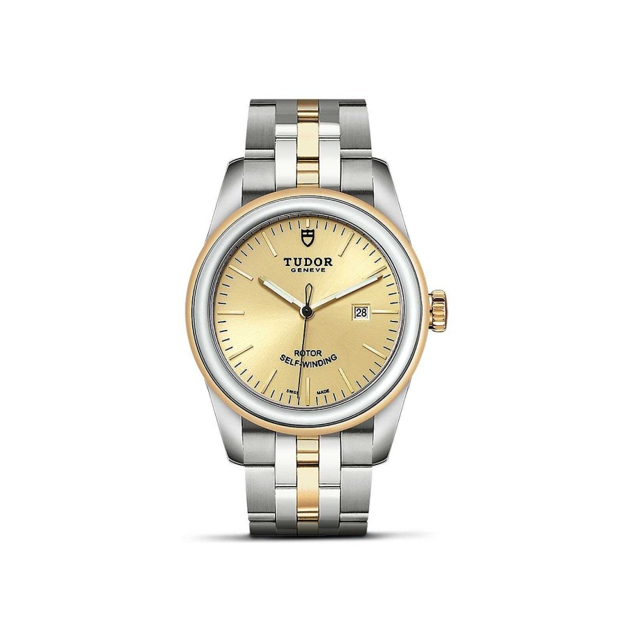 Montre Tudor Glamour Date Bo Tier En Acier 31 Mm, Lunette En Acier Et En Or Jaune | TUDOR Hot