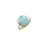 Bague Pasquale Bruni Petit Joli En Or Rose, Diamants, Turquoise Et Pierre De Lune | Pasquale Bruni Wholesale