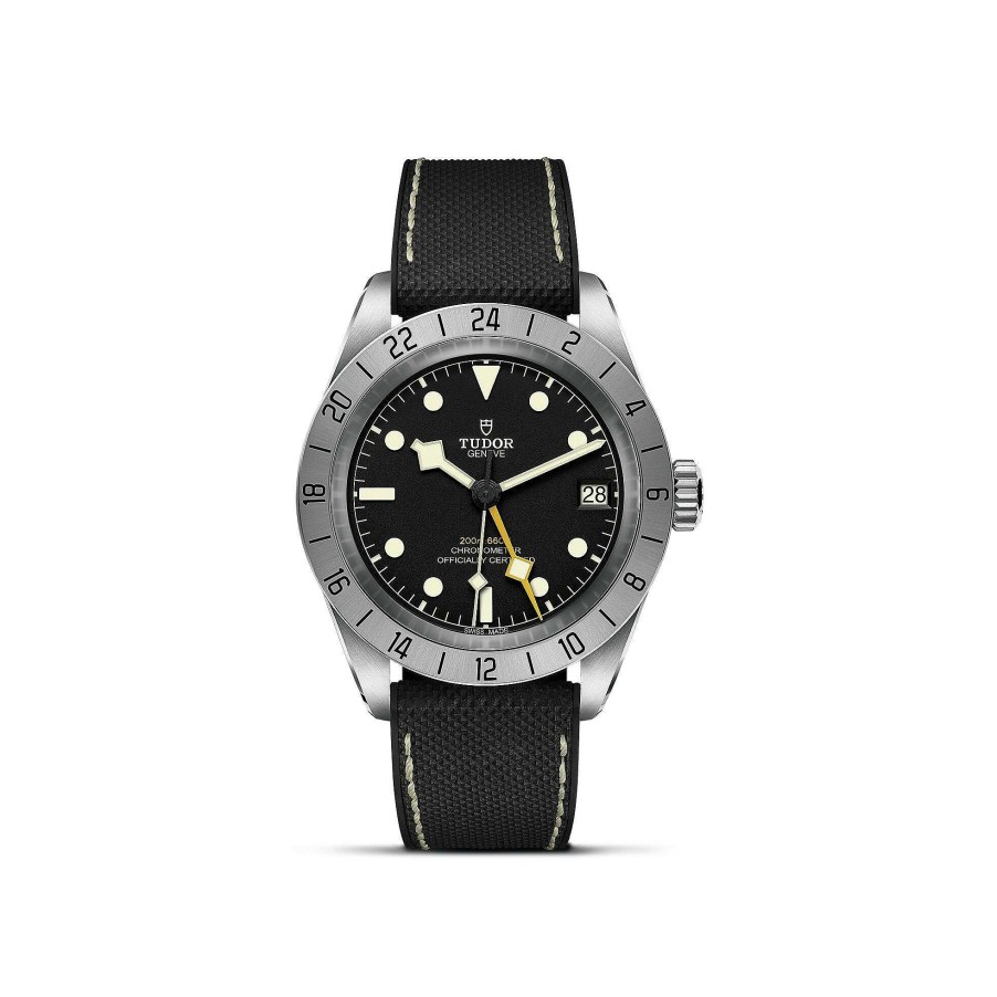 Montre Tudor Black Bay Pro Bo Tier En Acier 39 Mm, Bracelet Hybride Caoutchouc Et Cuir | TUDOR Hot