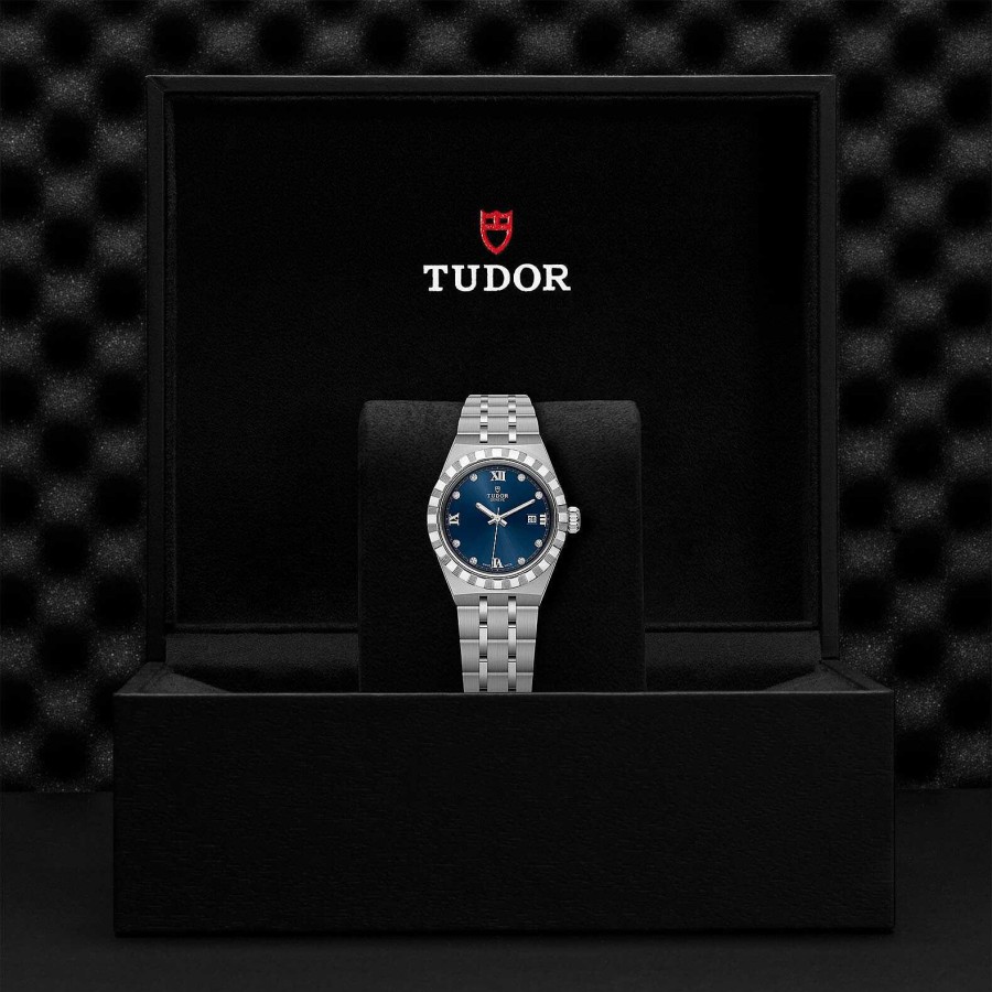 Montre Tudor Royal Bo Tier En Acier 28 Mm, Cadran Serti De Diamants | TUDOR Online