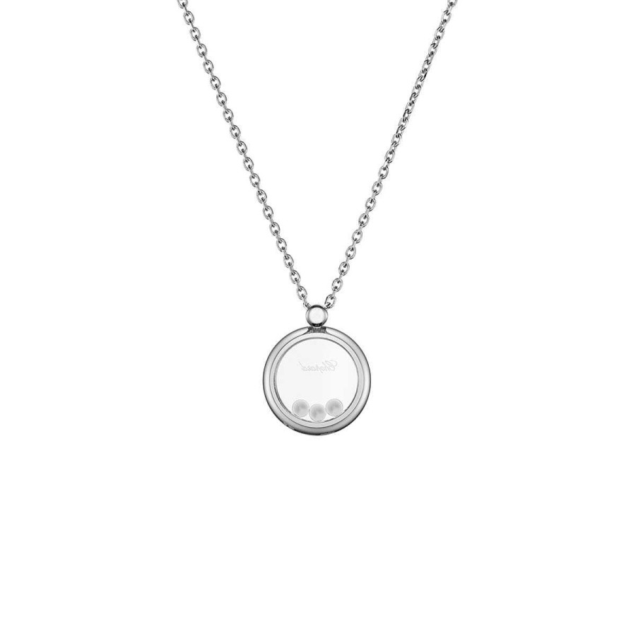 Collier Chopard Happy Diamonds En Or Blanc Et Diamants | Chopard New