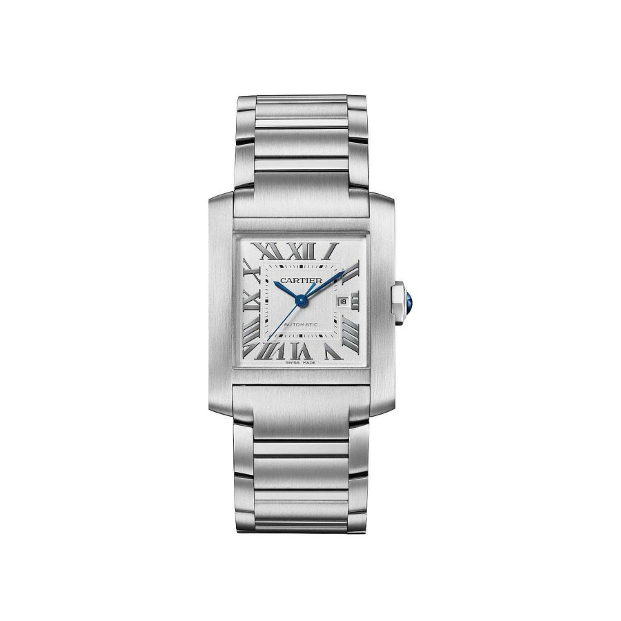 Montre Cartier Tank Fran Aise Grand Mod Le, Mouvement M Canique Automatique, Acier | Cartier Best