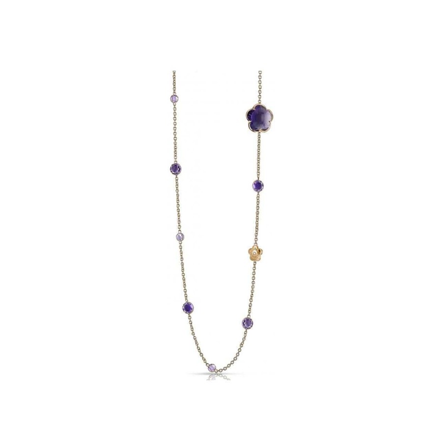 Collier Pasquale Bruni Bon Ton En Or Rose, Am Thyste Et Diamants | Pasquale Bruni New