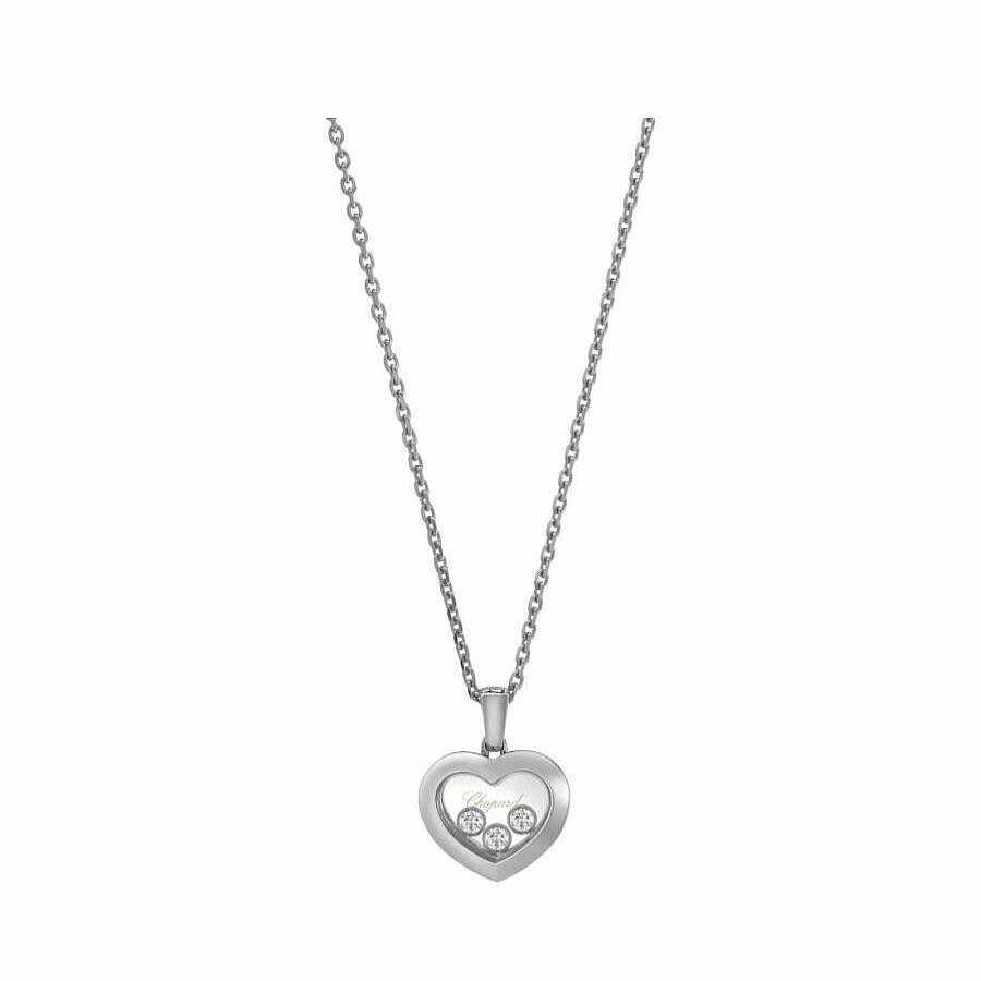 Pendentif Chopard Happy Diamonds En Or Blanc Et Diamants | Chopard Wholesale