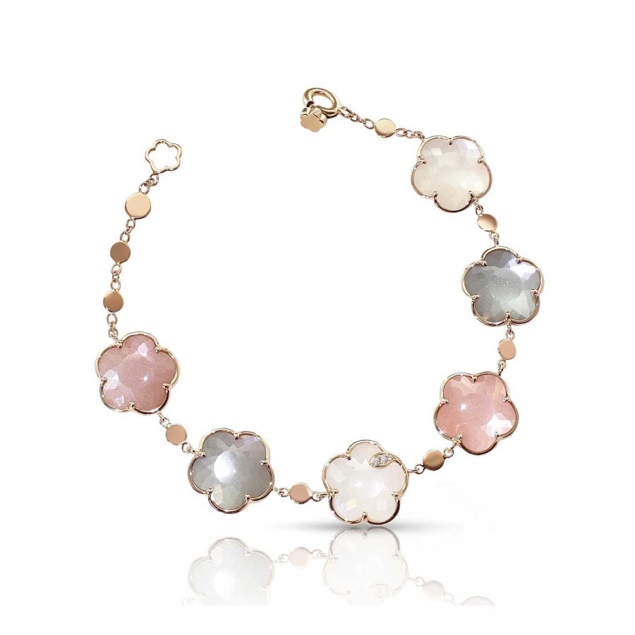 Bracelet Pasquale Bruni Bouquet Lunaire En Or Rose, Pierres De Lune Et Diamants | Pasquale Bruni Hot