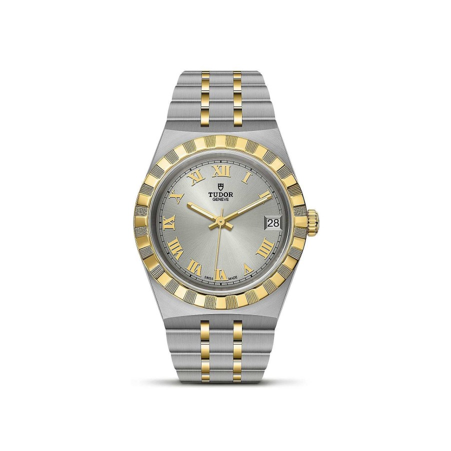 Montre Tudor Royal Bo Tier En Acier 34 Mm, Lunette En Or Jaune | TUDOR Best