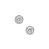 Puces Micropav Es Diamants Certifi S Entourage Diamants En Or Blanc | Dubail Clearance