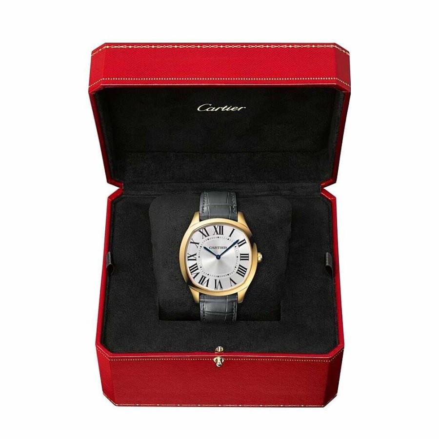 Montre Drive De Cartier, Or Jaune, Cuir | Cartier Clearance