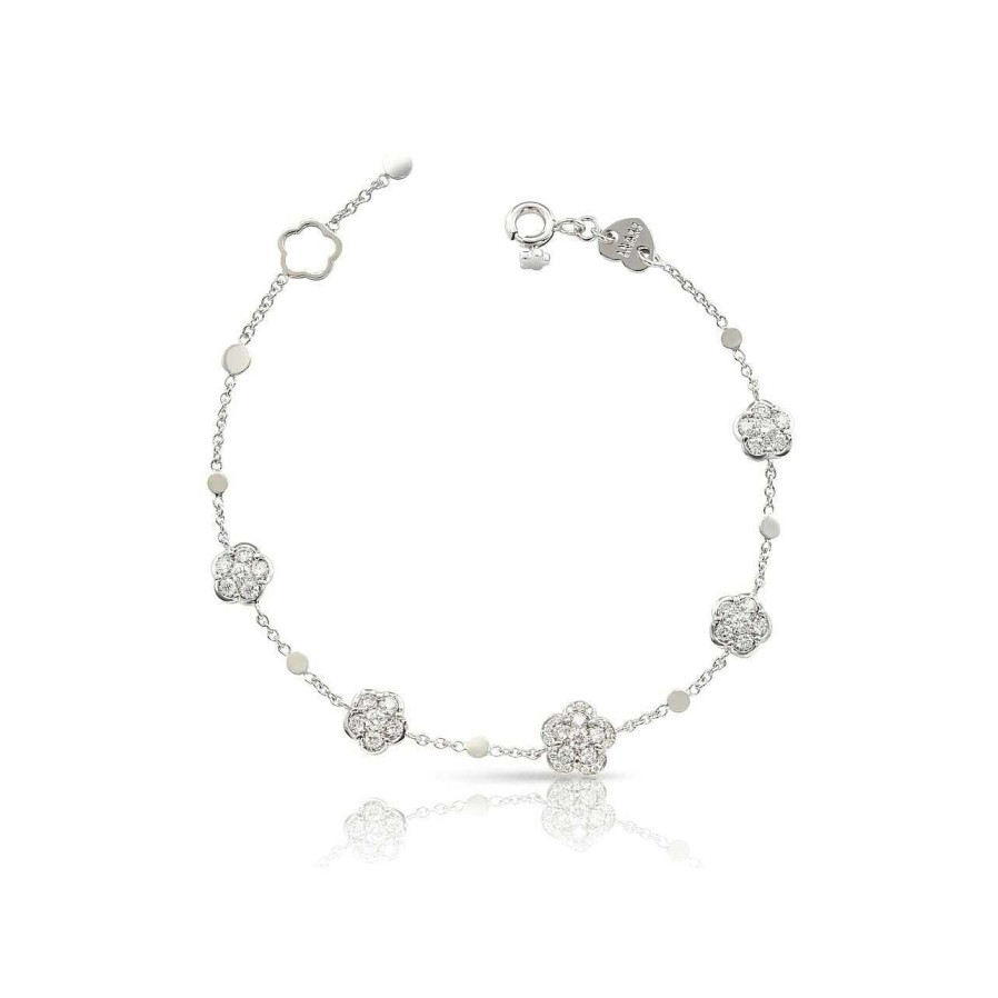 Bracelet Pasquale Bruni Figlia Dei Fiori En Or Blanc Et Diamants | Pasquale Bruni Hot