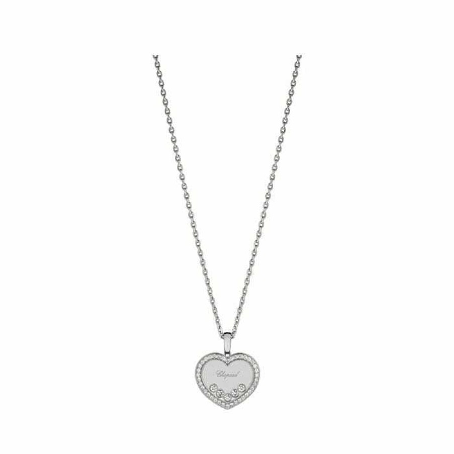 Pendentif Chopard Happy Diamonds En Or Blanc Et Diamants | Chopard Hot