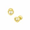 Boucles D'Oreilles Chopard Happy Diamonds Icons En Or Jaune Et Diamants | Chopard New