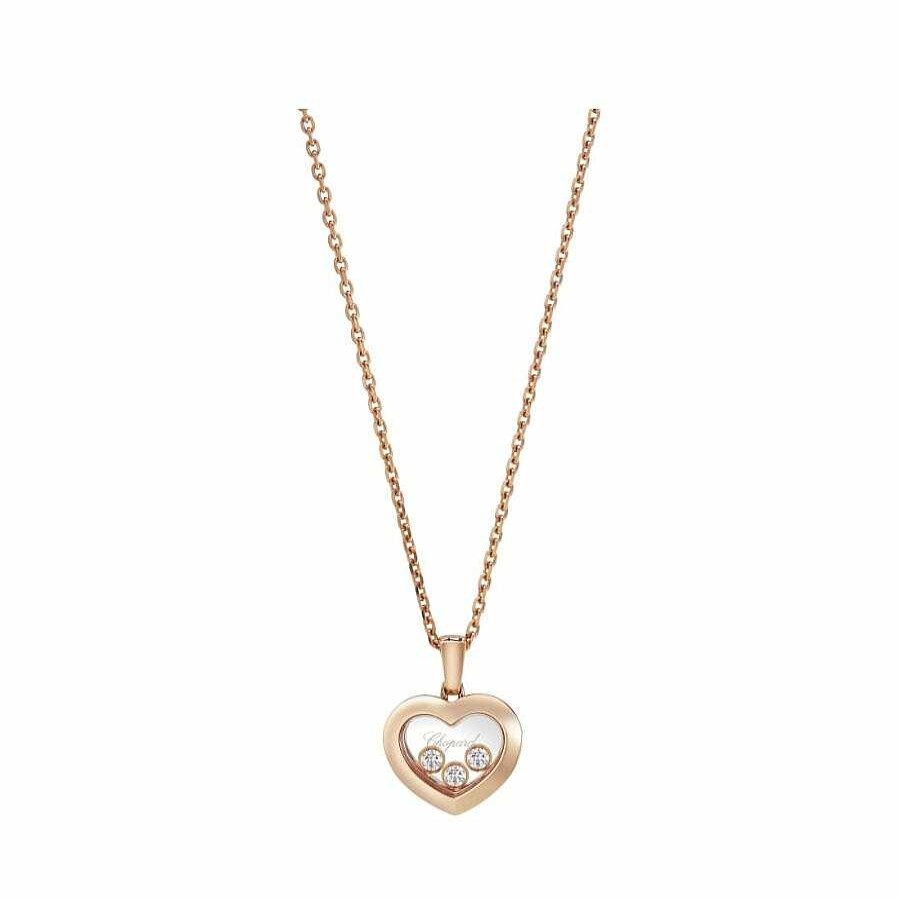 Pendentif Chopard Happy Diamonds En Or Rose Et Diamants | Chopard New