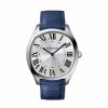 Montre Drive De Cartier Extra-Plate, Acier, Cuir | Cartier Clearance