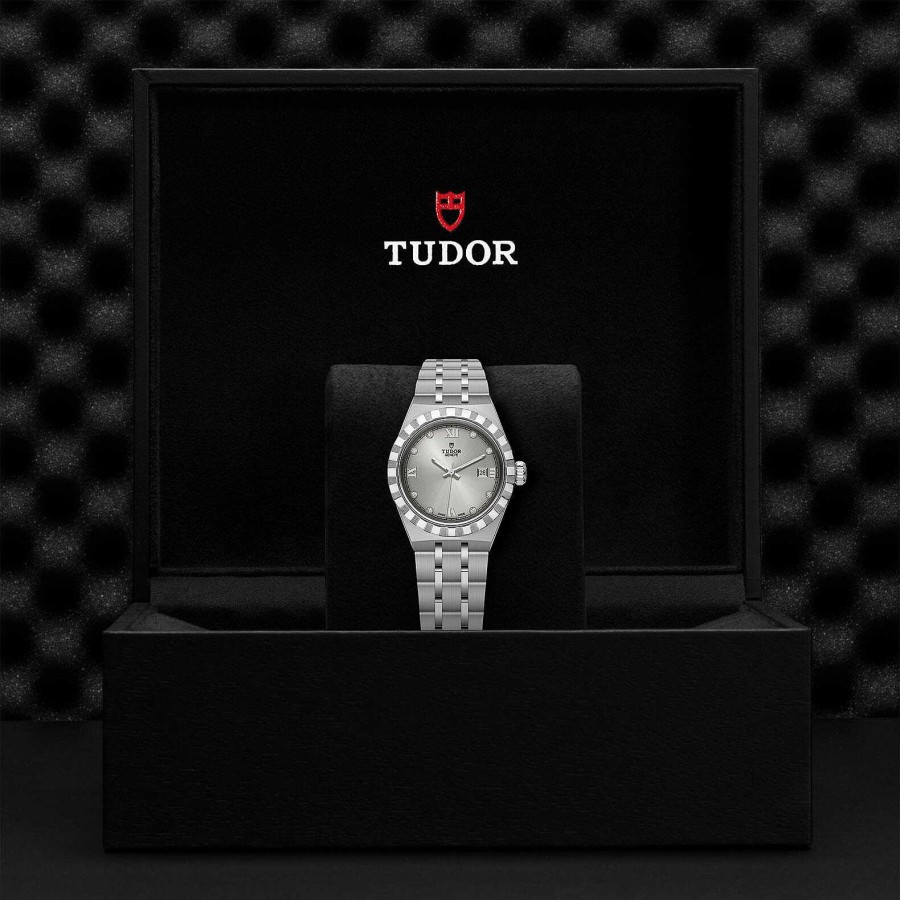 Montre Tudor Royal Bo Tier En Acier 28 Mm, Cadran Serti De Diamants | TUDOR Clearance