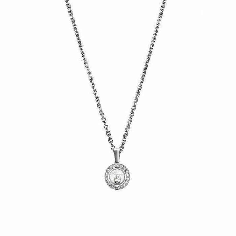 Pendentif Chopard Happy Diamonds Icons En Or Blanc Et Diamants | Chopard Wholesale