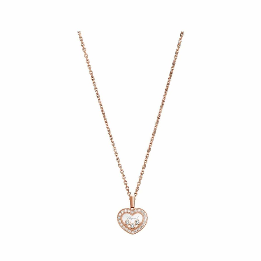 Pendentif Chopard Happy Diamonds Icons En Or Rose Et Diamants | Chopard Wholesale