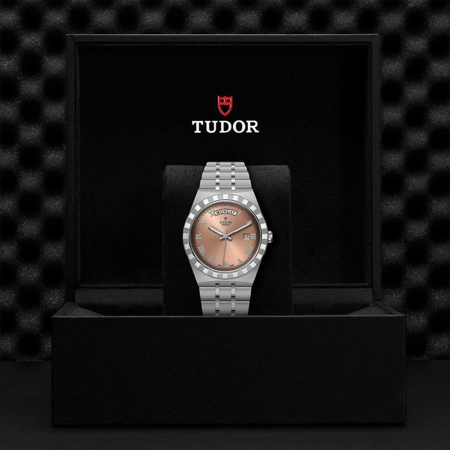 Montre Tudor Royal Bo Tier En Acier, 41 Mm, Cadran Saumon | TUDOR New