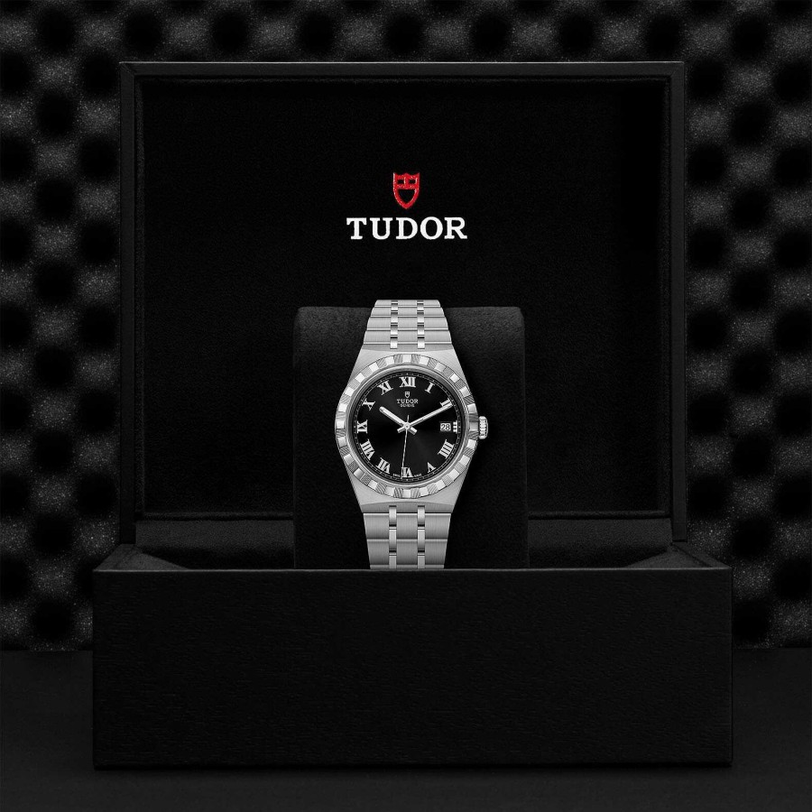 Montre Tudor Royal Bo Tier En Acier 38 Mm, Cadran Noir | TUDOR Online