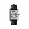 Montre Tank Must Mod Le Extra-Large, Mouvement Automatique, Acier, Cuir | Cartier Hot