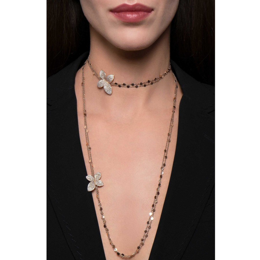 Collier Pasquale Bruni Giardini Segreti En Or Rose, Diamants Et Diamants Bruns | Pasquale Bruni Clearance