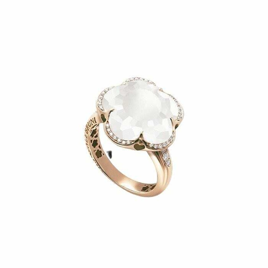 Bague Pasquale Bruni Bon Ton En Or Rose, Milky Quartz Et Diamants Blancs | Pasquale Bruni Clearance