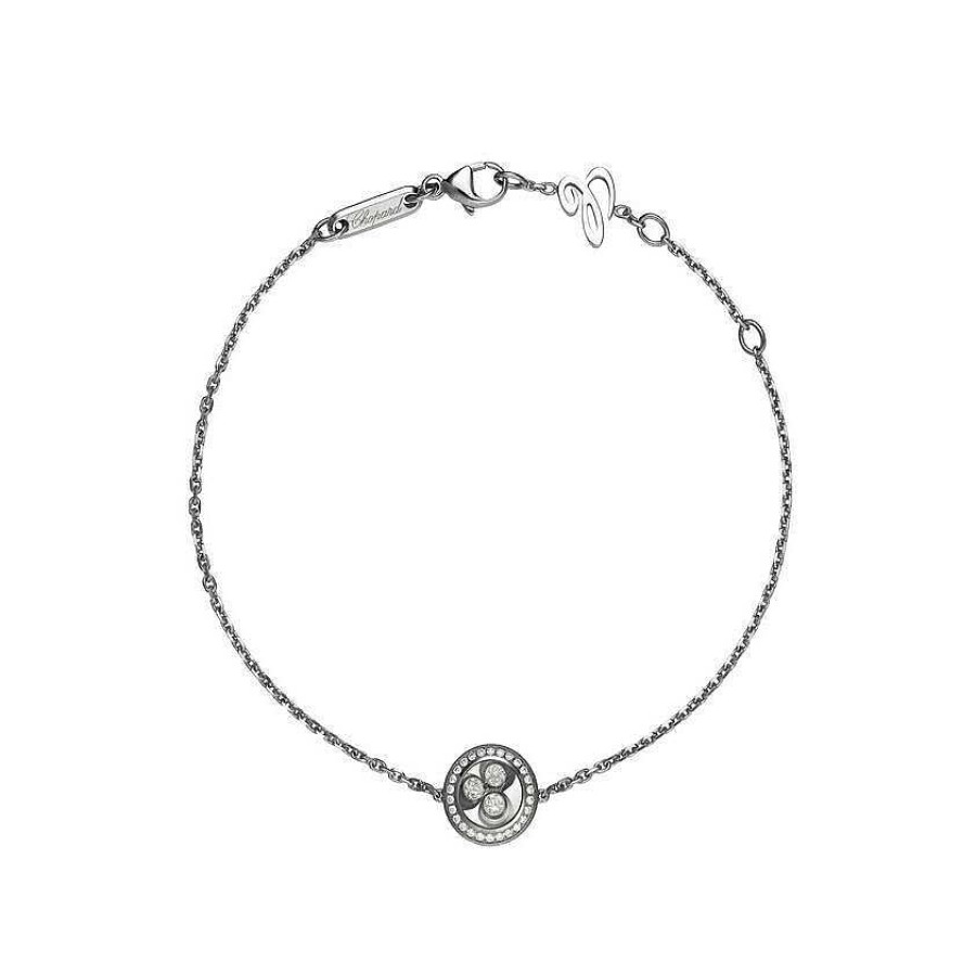 Bracelet Chopard Happy Diamonds En Or Blanc Et Diamants | Chopard Best