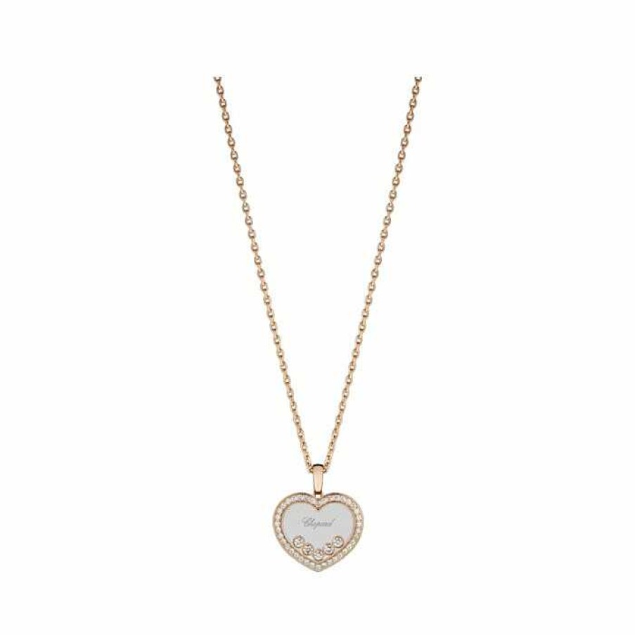 Pendentif Chopard Happy Diamonds En Or Rose Et Diamants | Chopard New